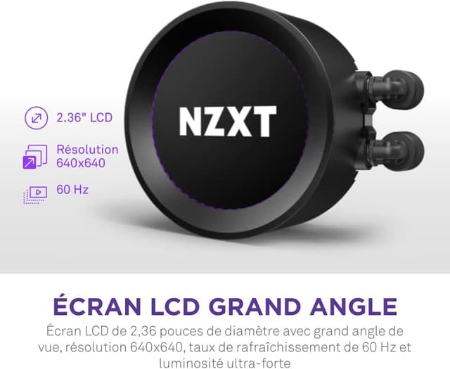 Detalle de NZXT Kraken Elite 240 RGB AIO 240 mm