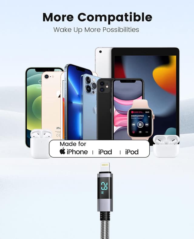 Thumbnail 4 de ORICO Câble USB‑C vers Lightning 3 A