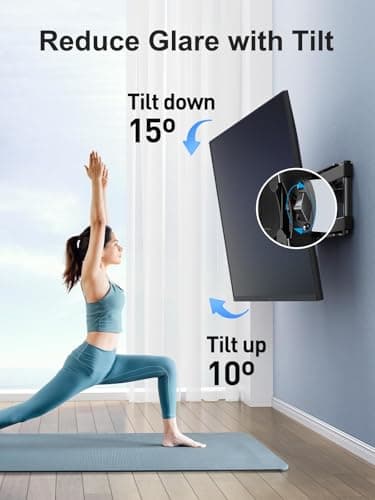 Detalle de Perlesmith Soporte Pared para TV 26-60" 🖥️ Extensible y Giratorio