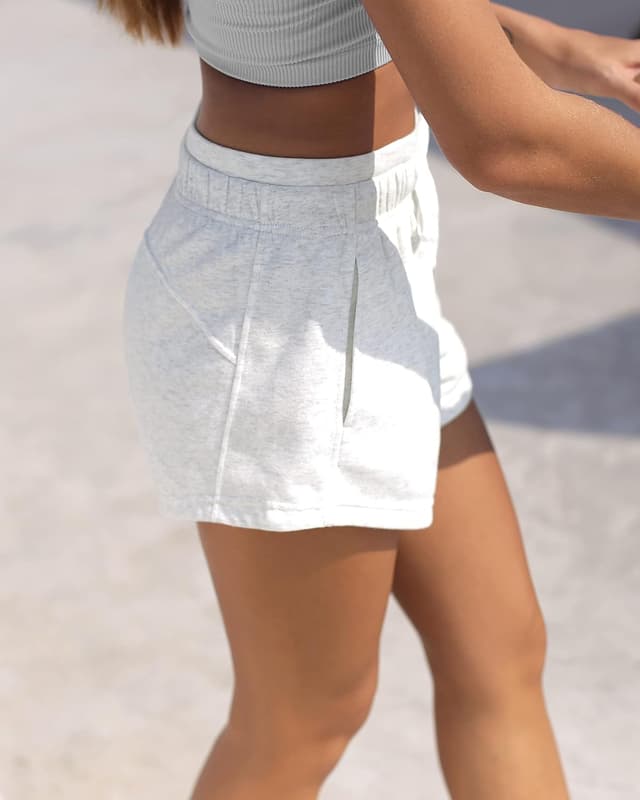 Detalle de ODODOS Women’s Sweat Shorts with Pockets (Cotton French Terry) & Drawstring