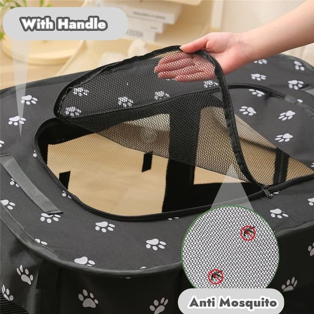 Thumbnail 4 de Floving Tragbares Hundehaus 90x70x60cm