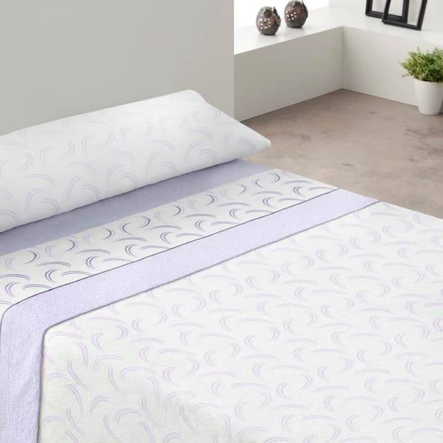 Thumbnail 1 de Mercury Textil Sábanas Coralina 3P Cama 90 Lila