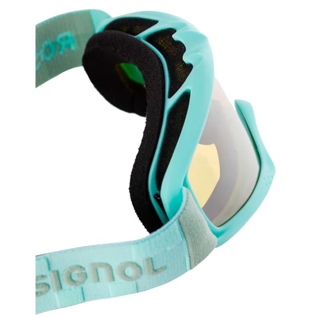 Detalle de Rossignol Raffish Hero Máscara de esquí y snow infantil para 6 a 12 años (Green)