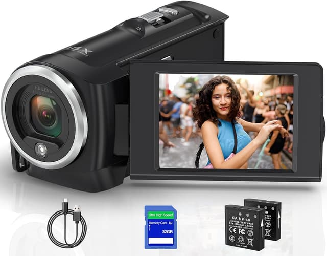 Imagen de Delmodes Camcorder 2.7K 56MP 16X Zoom en OfertitasTOP