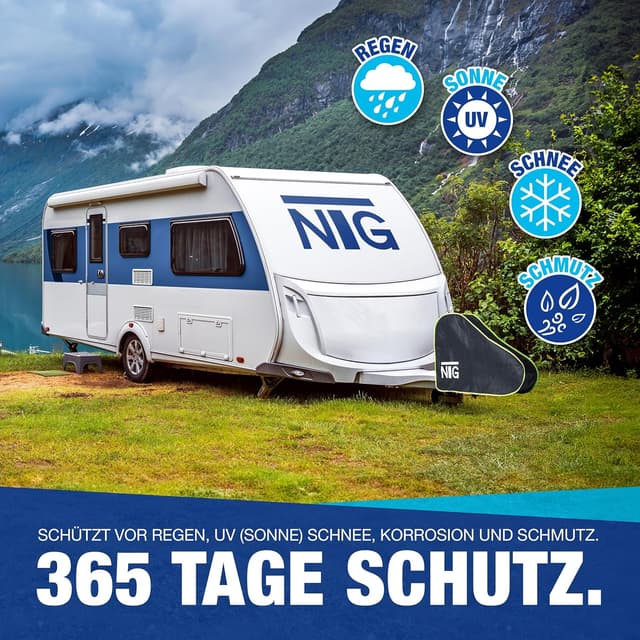 Detalle 2 de Deichselabdeckung mit Schloss für Caravan