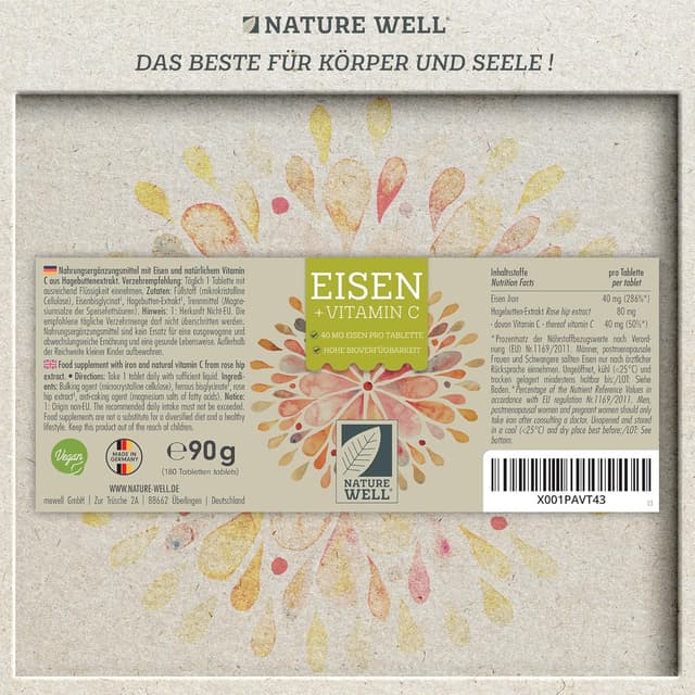 Thumbnail 5 de Eisentabletten hochdosiert 180x 40 mg Eisen