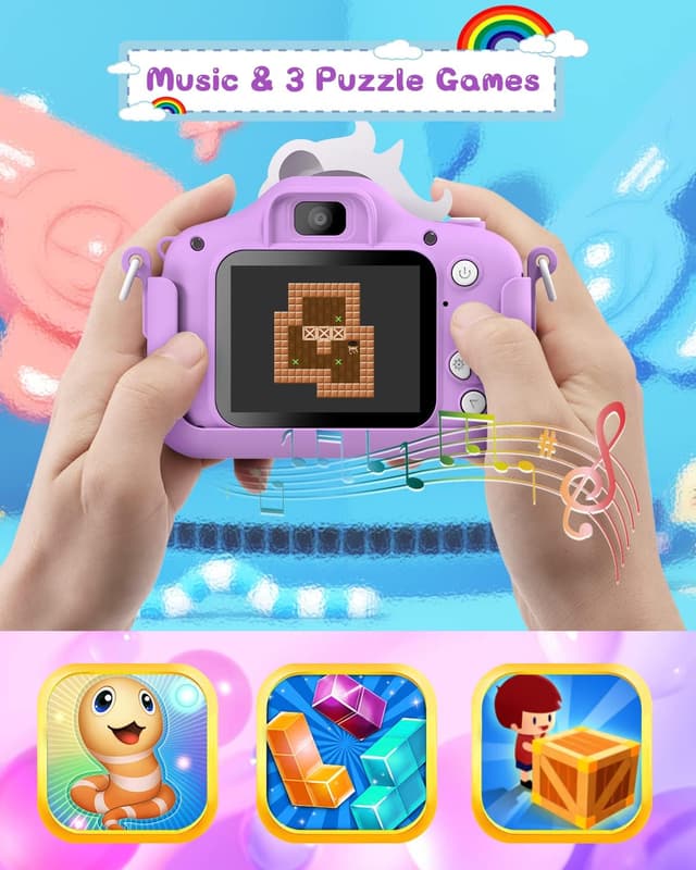 Detalle 1 de Kinderkamera Gofunly 1080P mit 2,0-Zoll