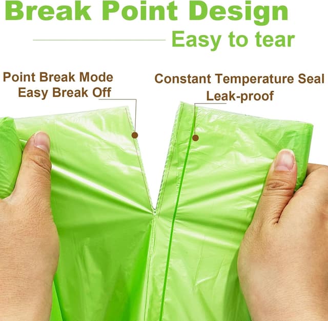 Detalle de XOTOZO 30L compostable bin liners, 100 bags