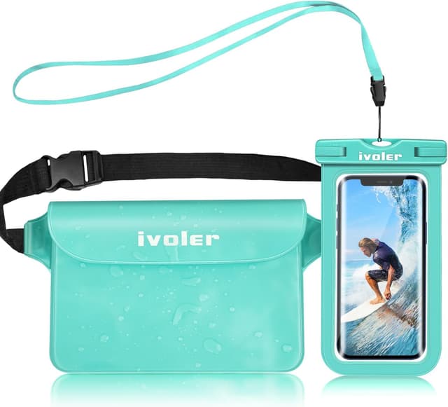Detalle de ivoler Waterproof Pouch Bag 22 x 15.5 cm