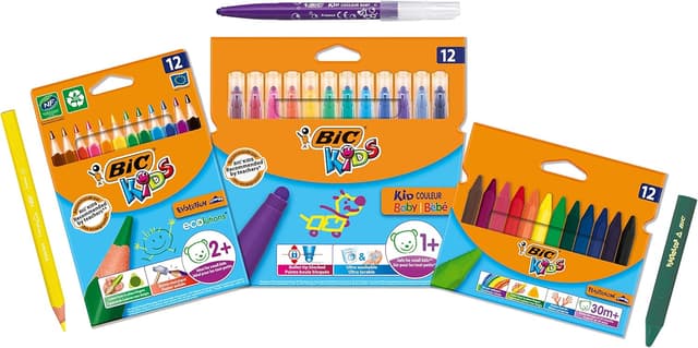 Detalle de Bic Kids Colouring Kit pack of 36