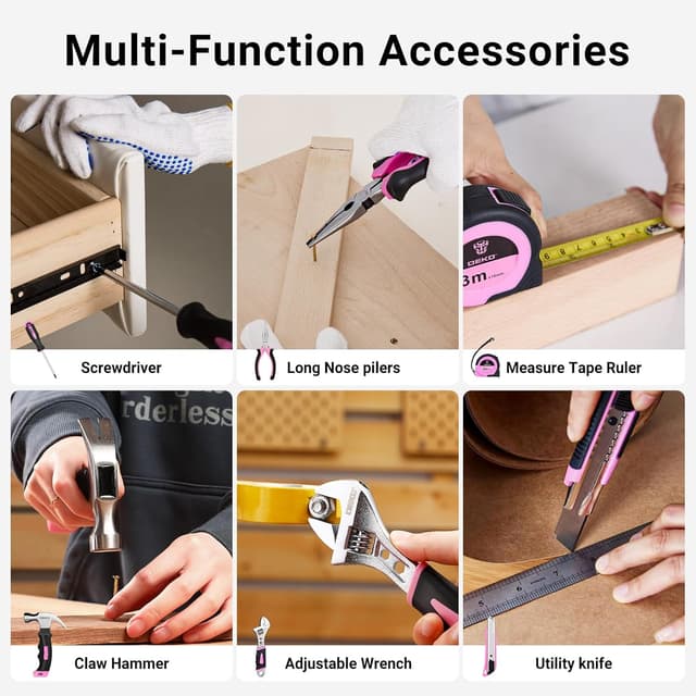 Detalle de DEKO Werkzeugkiste 126-teilig