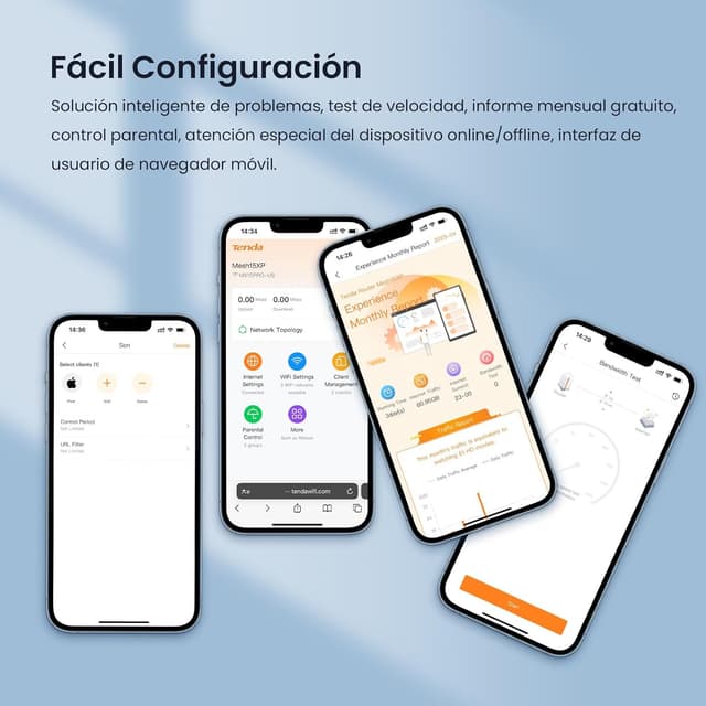 Thumbnail 5 de Tenda Nova MX21 Pro Mesh Wi-Fi 6E 🏠 Cobertura 240㎡