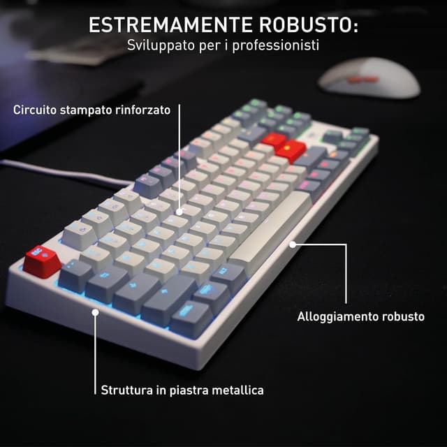 Detalle 2 de CHERRY XTRFY K4V2 TKL tastiera gaming cablata