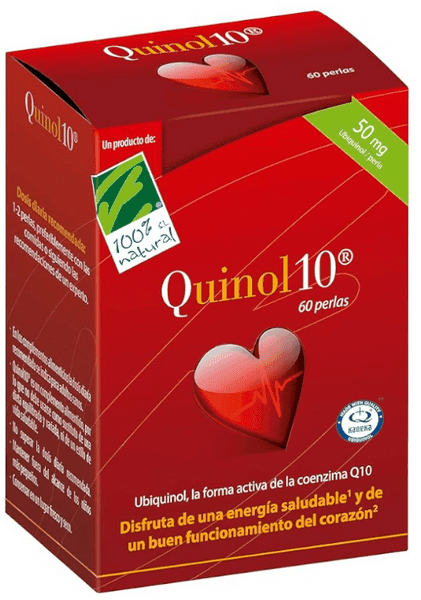 Imagen de 100% Natural Quinol10 Ubiquinol 100 mg 60 perlas 😊 en OfertitasTOP