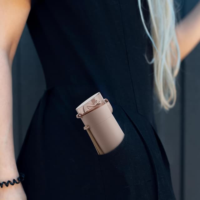 Thumbnail 6 de Exllena Small Water Bottle 150ml with Straw (Small Flask) – Leak-Proof One-Hand Lid