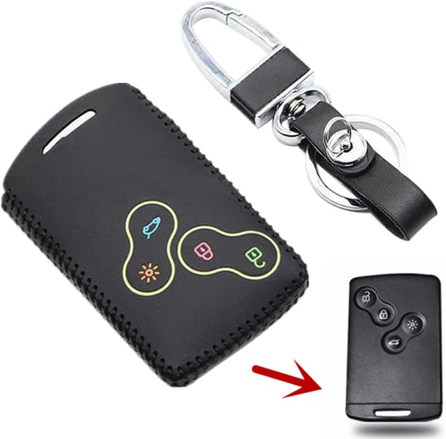 Detalle de Happyit leather key cover for Renault, 4 buttons