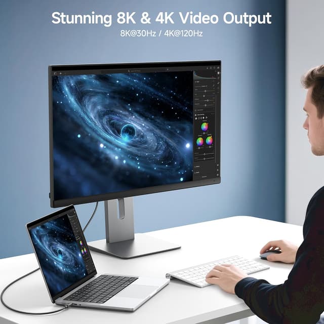 Thumbnail 2 de Cable Matters 20Gbps USB C to USB C Monitor Cable 6ft