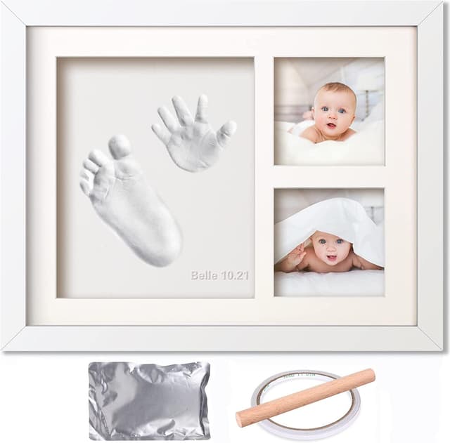 Detalle de Baby Handprint Kit with Footprint Frame