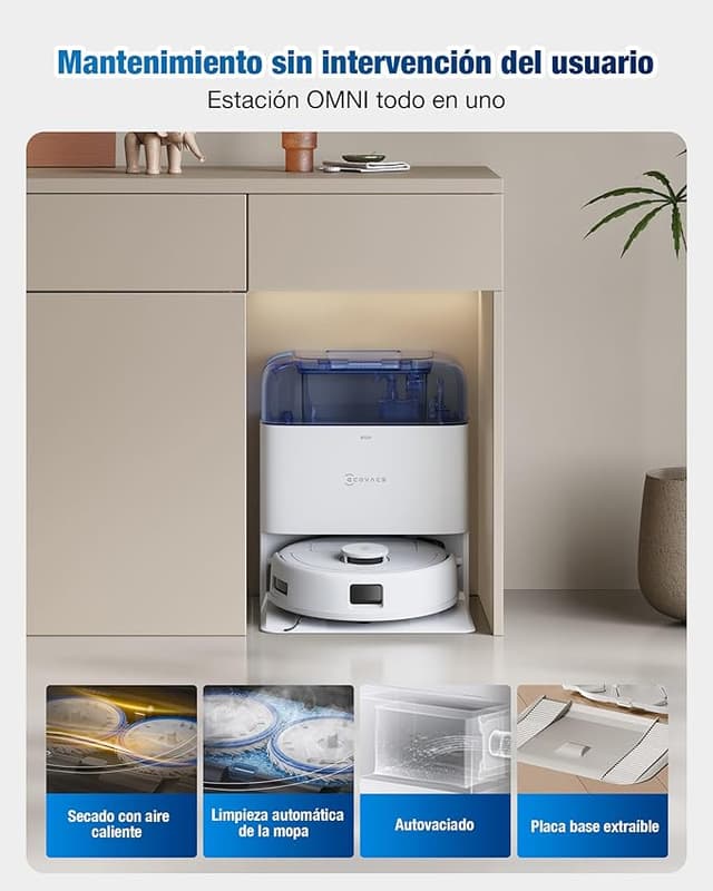 Thumbnail 5 de ECOVACS DEEBOT Mini Robot aspirador 9.000 Pa 🤖