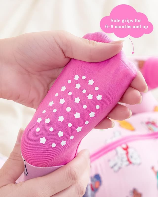 Detalle 2 de babee Reshinee Bamboo Viscose Convertible Baby Footie Pajamas Zipper Onesie (0-24M)