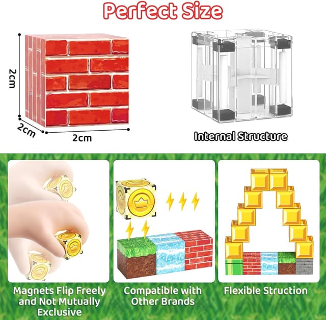 Detalle de Magnetische Bausteine STEM MATCH 35-teilig