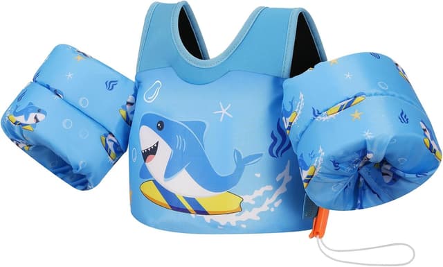 Detalle de MoKo Toddler Swim Vest with Arm Floaties (Kids 13-30/20-50/22-66 lbs)