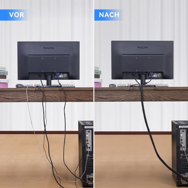 Thumbnail 4 de AGPTEK Kabelschlauch 2 m 25–39 mm