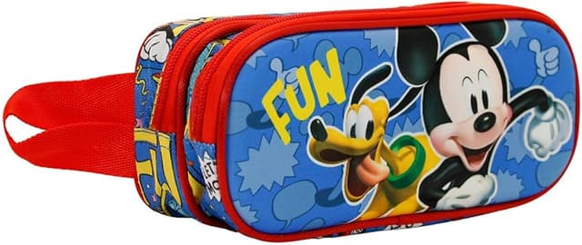 Imagen de Disney Mickey Mouse Fun - Estuche Portatodo 3D 🐭 Colorido y Práctico en OfertitasTOP