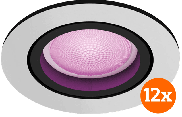 Detalle de Philips Hue Centura Einbaustrahler 12er-Pack