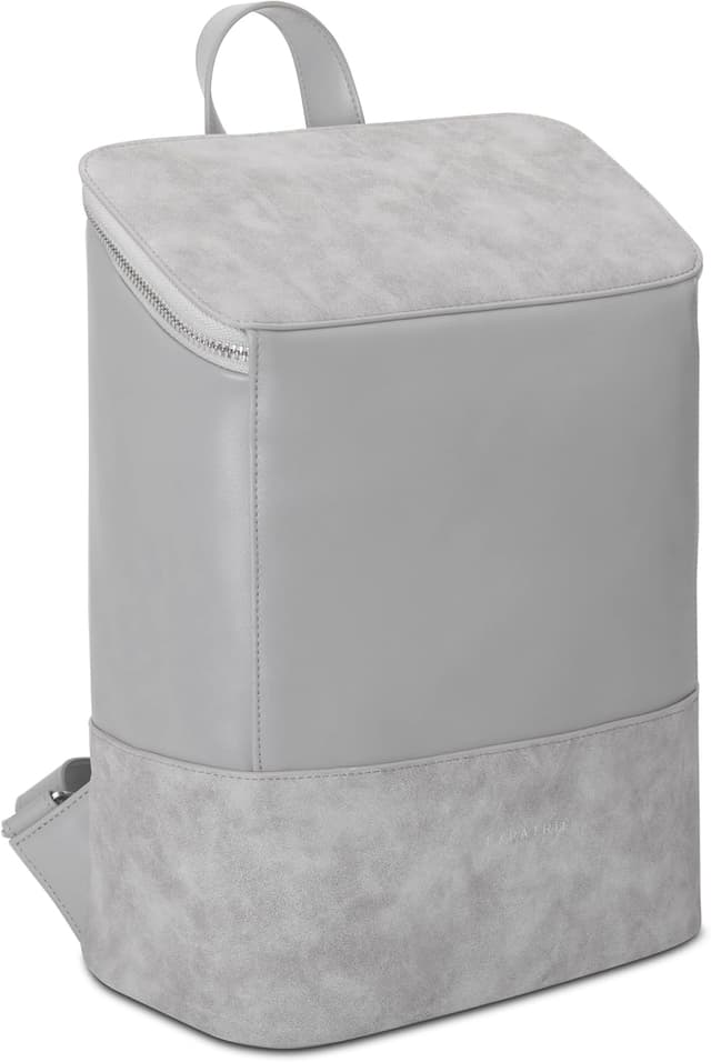 Detalle de Expatrié Damen-Rucksack „Malou“ – kleiner Leder-Cityrucksack für Uni, Business & Alltag (9 Liter, wasserabweisend)