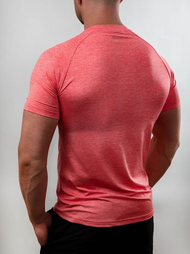 Detalle de Satire Gym T-Shirt Slim Fit Homme pour Fitness : t-shirt de musculation respirant