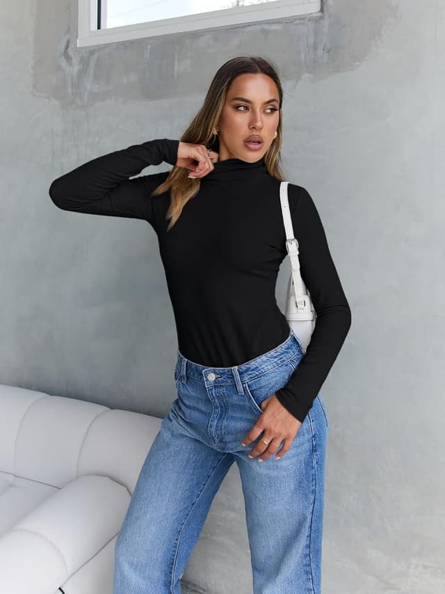 Thumbnail 4 de Trendy Queen Women's Turtleneck Long Sleeve Top