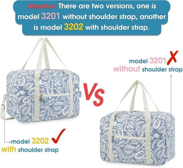 Detalle de Narwey 20L Ryanair Handgepäck 40×30×20 cm – faltbare Sport-/Weekender-Reisetasche als Unter-Sitz-Tasche