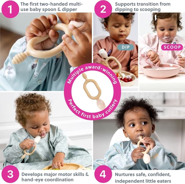 Detalle de Bibado Dippit Baby Spoon 2-Pack