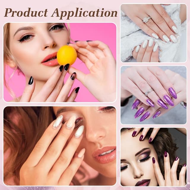 Thumbnail 5 de BENECREAT 216 Colours Gold Nail Display Chart 💅