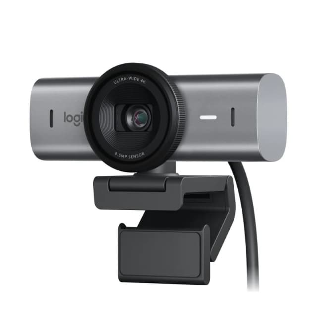 Detalle de Logitech MX Brio Webcam 4K para streaming y colaboración