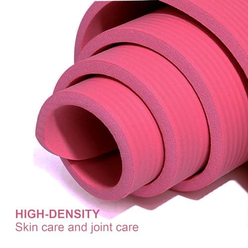 Detalle 2 de smallrun Esterilla Yoga Antideslizante NBR Morado de 10 mm (183 x 61 cm)