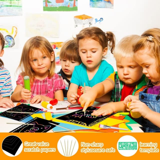 Thumbnail 4 de OFFCUP Scratch Art 2 piezas Manualidades Creativas