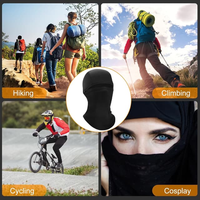 Detalle de Beehow Balaclava Ski Mask Cover for Windproof Warmth