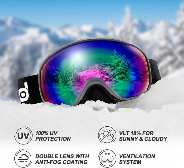 Thumbnail 6 de Odoland Ski Helmet and Goggles Set