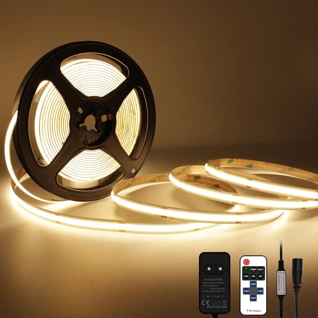 Imagen de TTWAY COB LED Streifen 5 m 2700K Warmweiß en OfertitasTOP