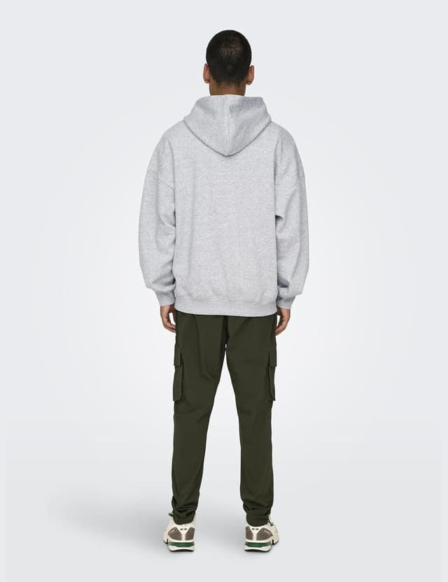 Detalle 2 de Only & Sons Hoodie ONSTURNER Sweatshirt con cappuccio e interno spazzolato