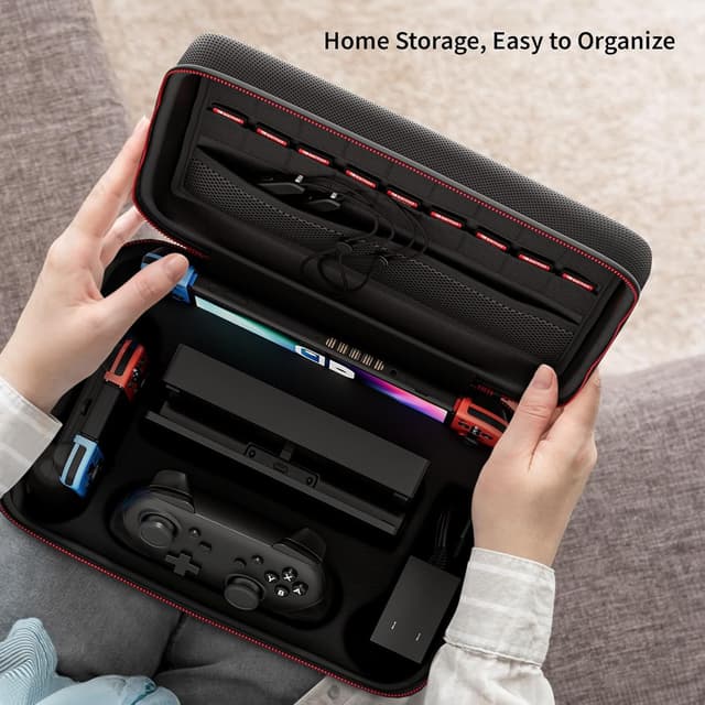 Thumbnail 4 de COOWPS Switch Case 18-game travel bag