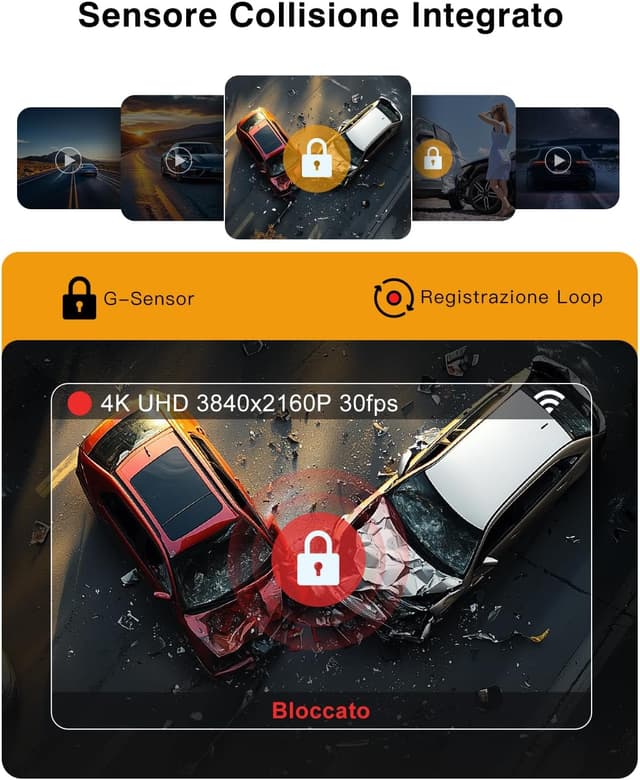 Thumbnail 5 de Jzones 3 Canale Dashcam 4K