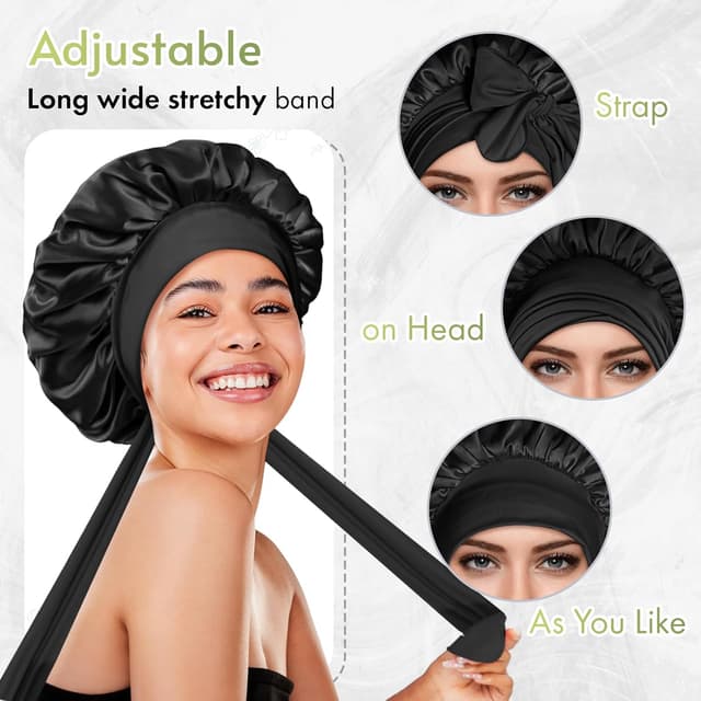 Detalle de Reversible Silk Hair Bonnet