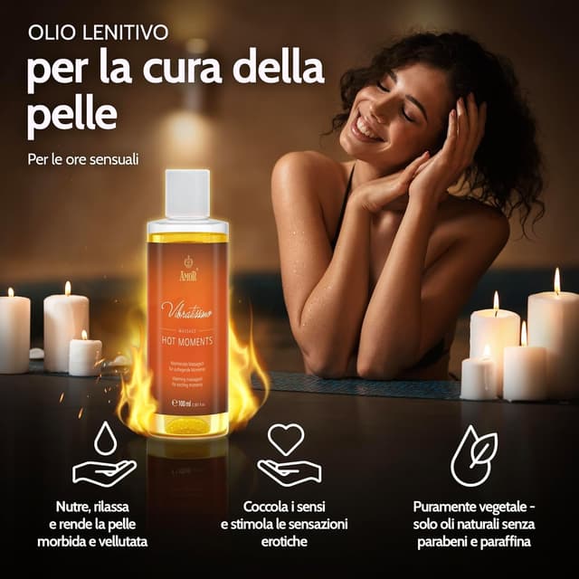 Thumbnail 2 de Vibratissimo Hot Moments olio da massaggio 100 ml