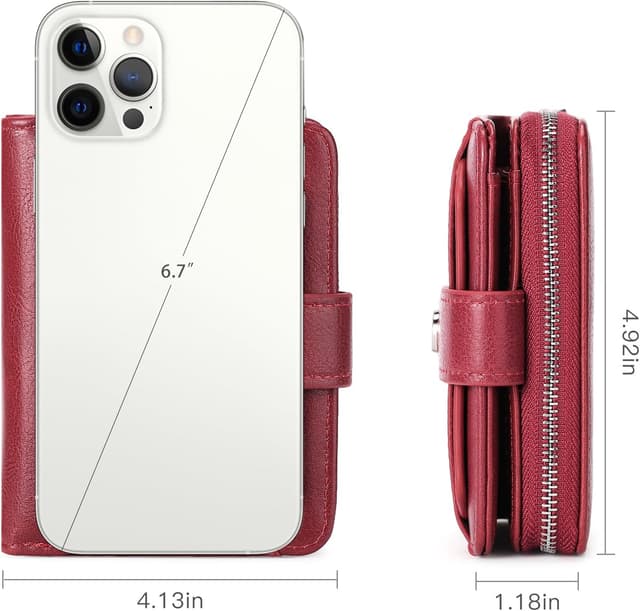 Detalle de RFID wallet, FALAN MULE 12.5 cm bifold