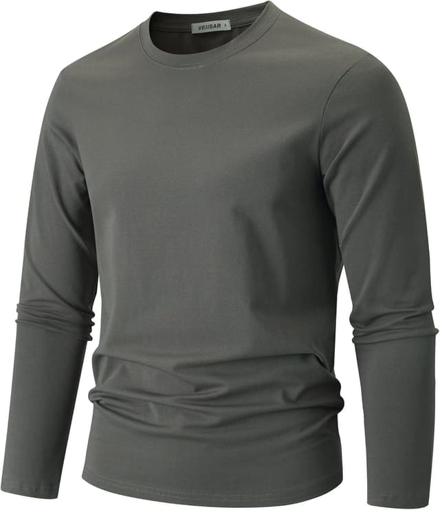 Detalle de VEIISAR Herren T-Shirt Baumwolle 190 g