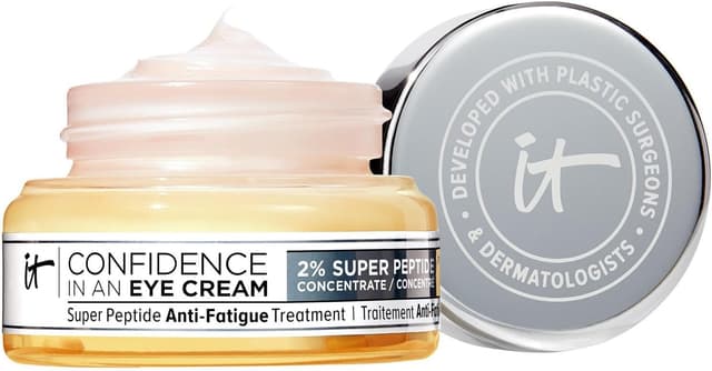Detalle de iT COSMETICS Crema Idratante Contorno Occhi Anti-Età e Anti-Fatica con Super Peptidi al 2%, 15 ml