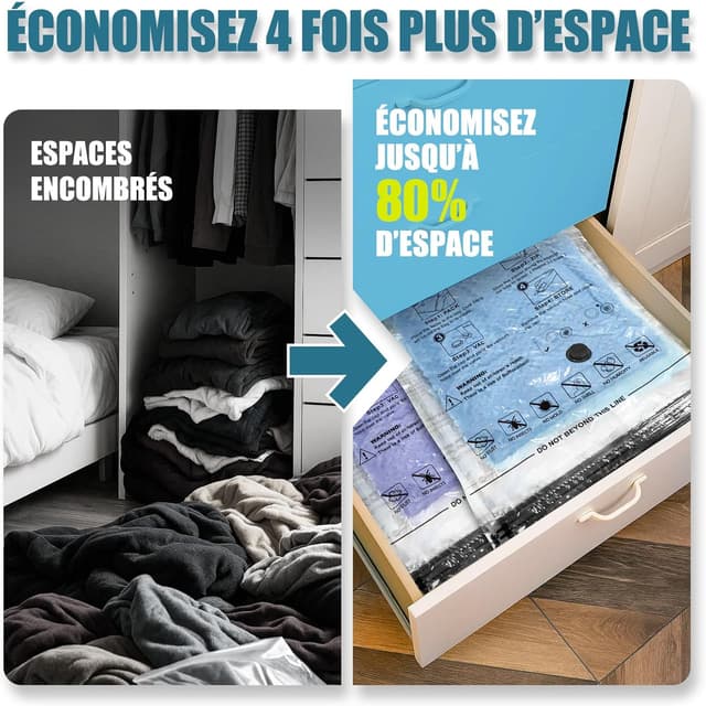 Detalle 2 de Accenter Sac sous vide 3XL 100x80cm